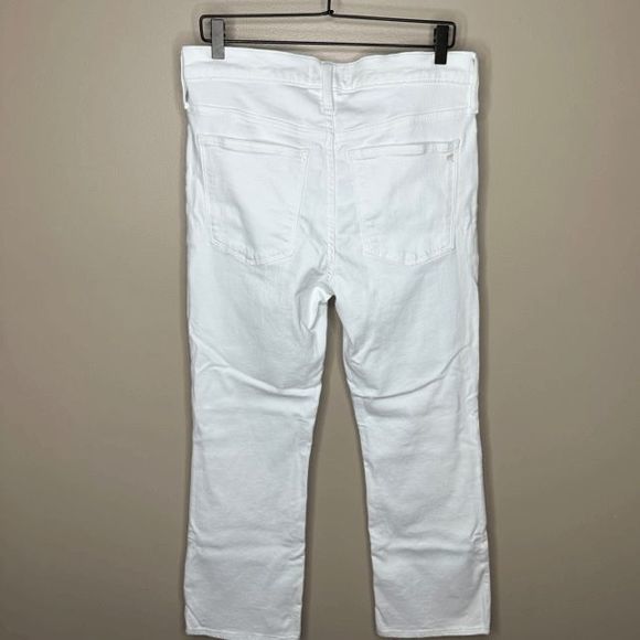 Madewell‎ White Mid Rise Kick Out Jeans - Picture 3 of 3